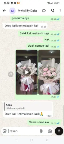 Testimonial Buket Bunga srirahayu