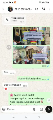 Testimonial Papan Bunga srirahayu