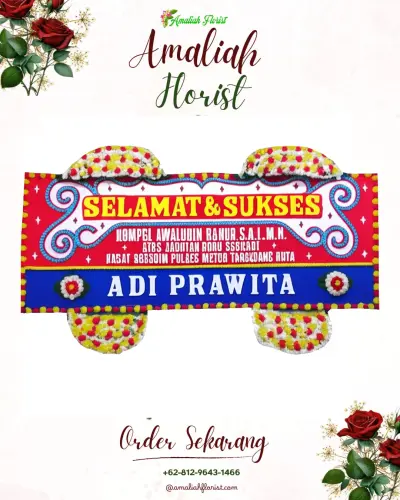 Karangan Bunga Ucapan Selamat srirahayu